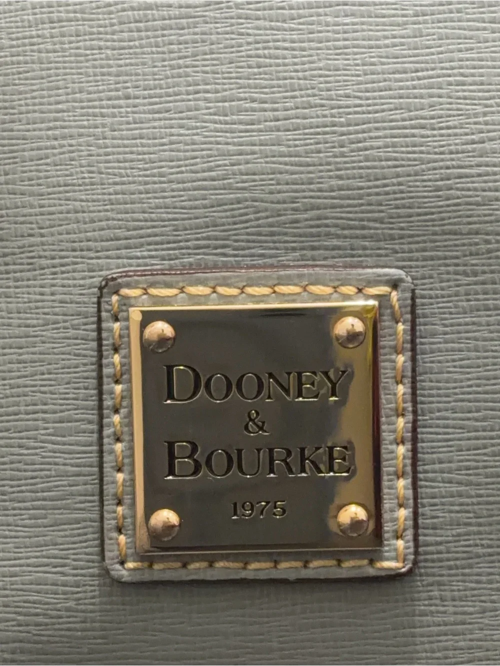 Dooney & Bourke Pale Blue Saffiano Satchel